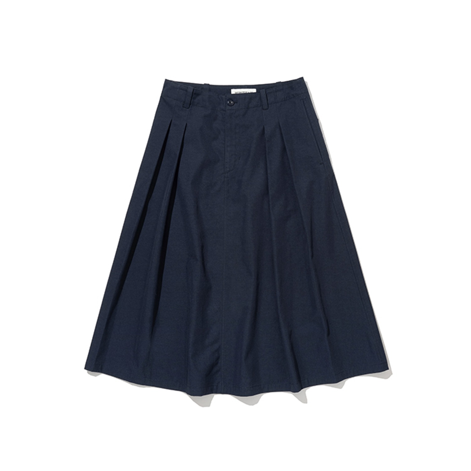 casual pleated skirt(womens) navy